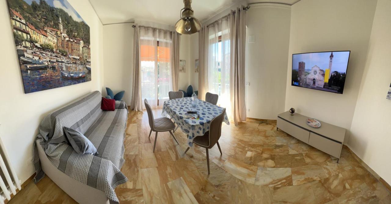 Welcome Riviera -Torre D'Avorio Appartamento 126 Mq Piu'Terrazzo25 Mq - Totalmente Rinnovato- 250 M Dal Centro - Parcheggio A Pagamento 15 Euro Al Giorno Da Prenotare In Anticipo Salvo Dispo -Parking At 15 Euro Per Day To Be Booked In Advance If Avai Рапалло Экстерьер фото